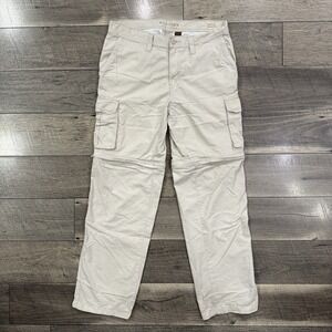 Sonoma Life+Style Beige Convertible Shorts Outdoor Hiking Cargo Pants Mens 32x32